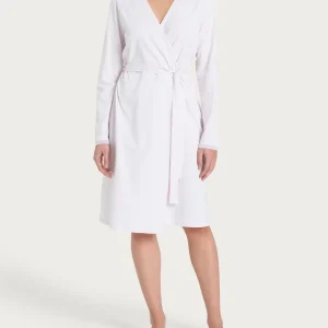 Vestaglia a manica lunga con fascetta in Jersey di Cotone - Orchid Tint