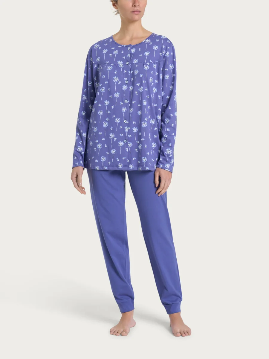 Pigiama aperto con arricciatura in Jersey di Cotone 40-52 - Fant. Marlin - immagine 2