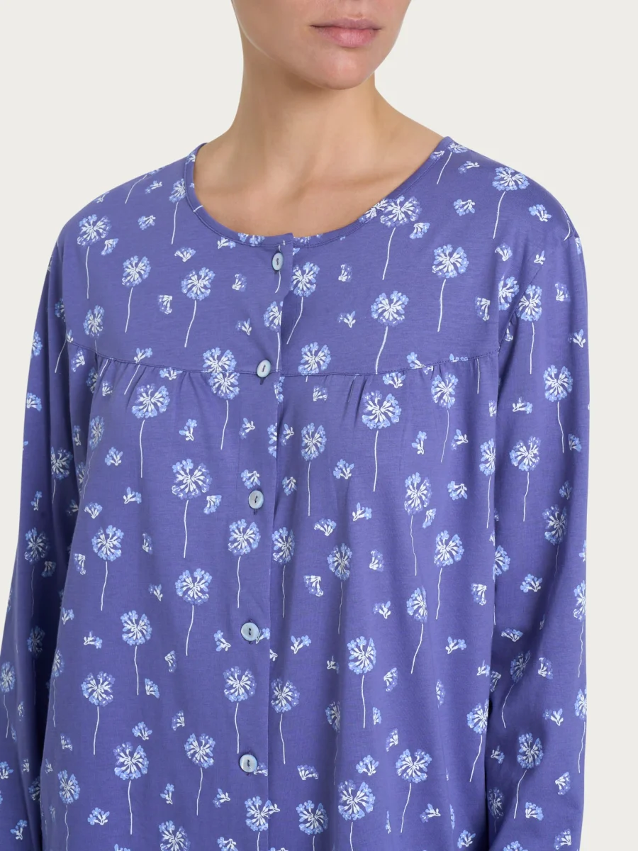 Pigiama aperto con arricciatura in Jersey di Cotone 40-52 - Fant. Marlin - immagine 4