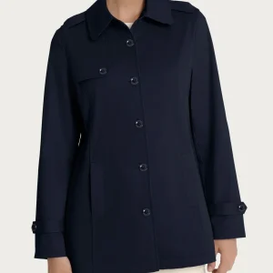 Trench in Satin Power WR - Bleu