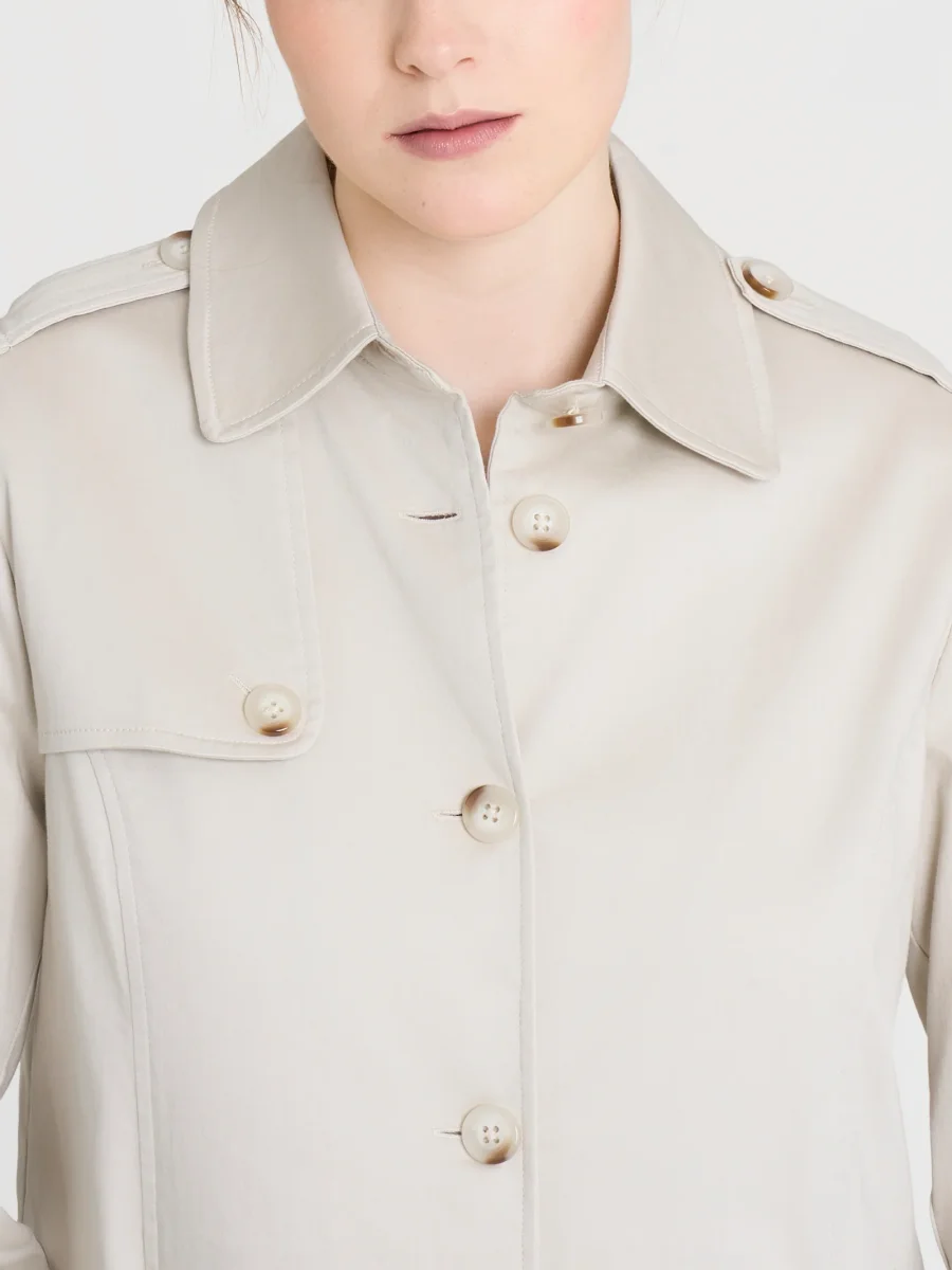 Trench in Satin Power WR - Champignon - immagine 4
