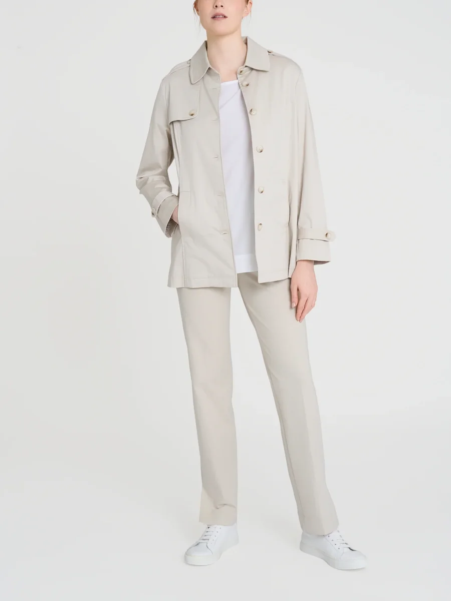 Trench in Satin Power WR - Champignon - immagine 5