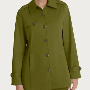 Trench in Satin Power WR - Sphagnum