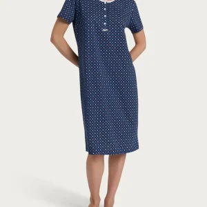 Camicia da notte a serafino in Jersey di cotone - Fant. Naval Academy