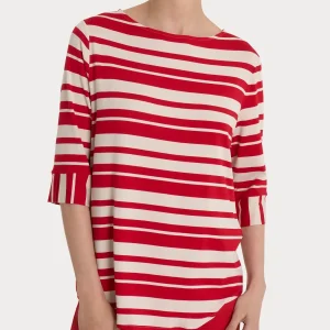 Maglietta a stripes alternate in Viscosa Summer  - Fant. Salsa Riga Alternata