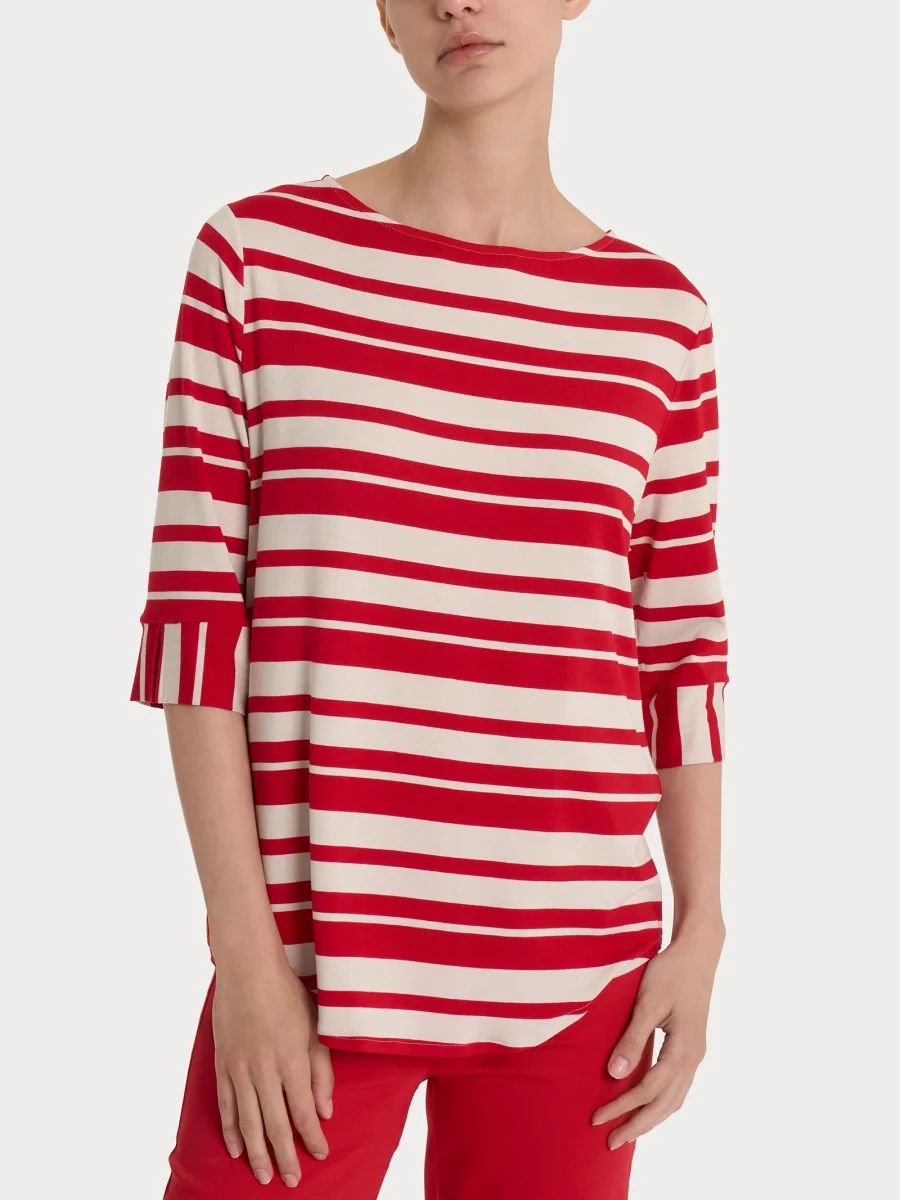 Maglietta a stripes alternate in Viscosa Summer - Fant. Salsa Riga Alternata