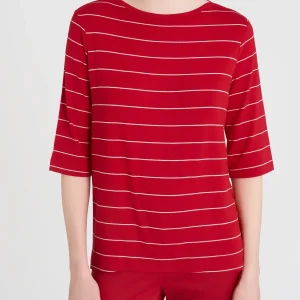 Maglietta soft con stripes spaziate in Viscosa Summer  - Fant. Salsa Riga Spaziata