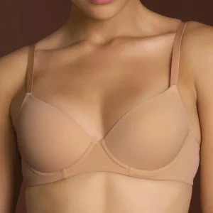 beYOUtiful - Reggiseno balconette imbottito in Microfibra Compact - Nougat Bipack