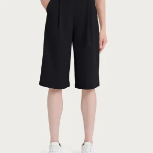 Bermuda con tasche in Super Natural - Nero