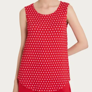 Top smanicato con dots in Viscosa Summer - Fant. Salsa