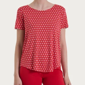 Maglietta con manica corta e dots in Viscosa Summer - Fant. Salsa