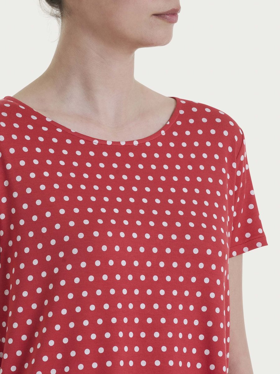 Maglietta con manica corta e dots in Viscosa Summer - Fant. Salsa - immagine 4
