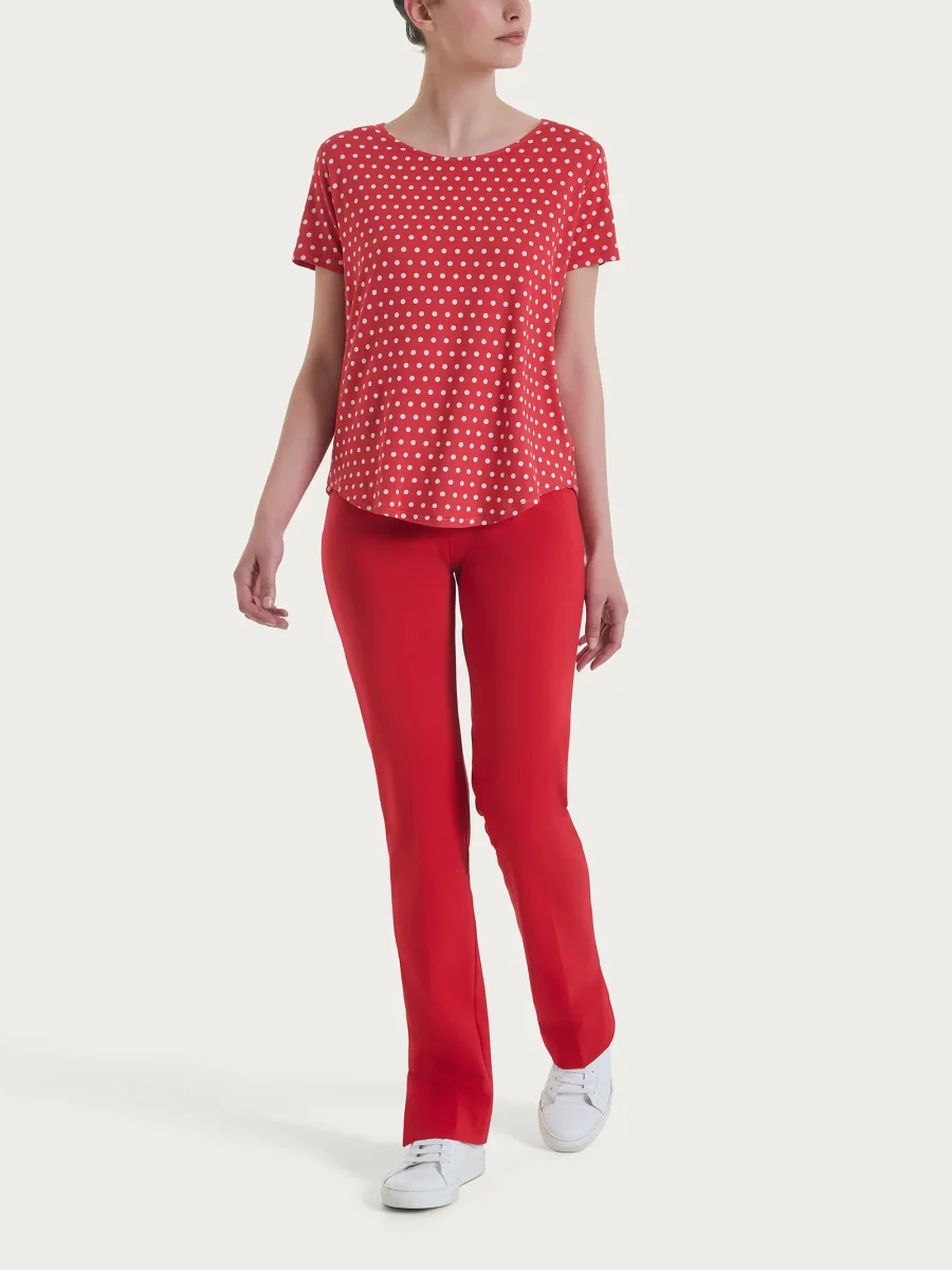 Maglietta con manica corta e dots in Viscosa Summer - Fant. Salsa - immagine 5