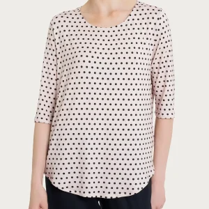 Maglietta girocollo con dots in Viscosa Summer - Fant.Champignon