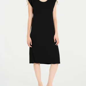 Abito con laccetti in Viscosa Summer - Fant.Nero