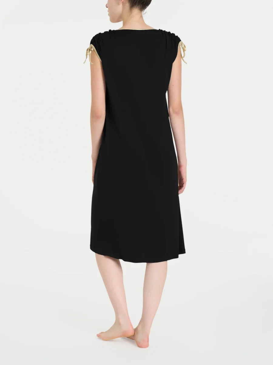 Abito con laccetti in Viscosa Summer - Fant.Nero - immagine 3