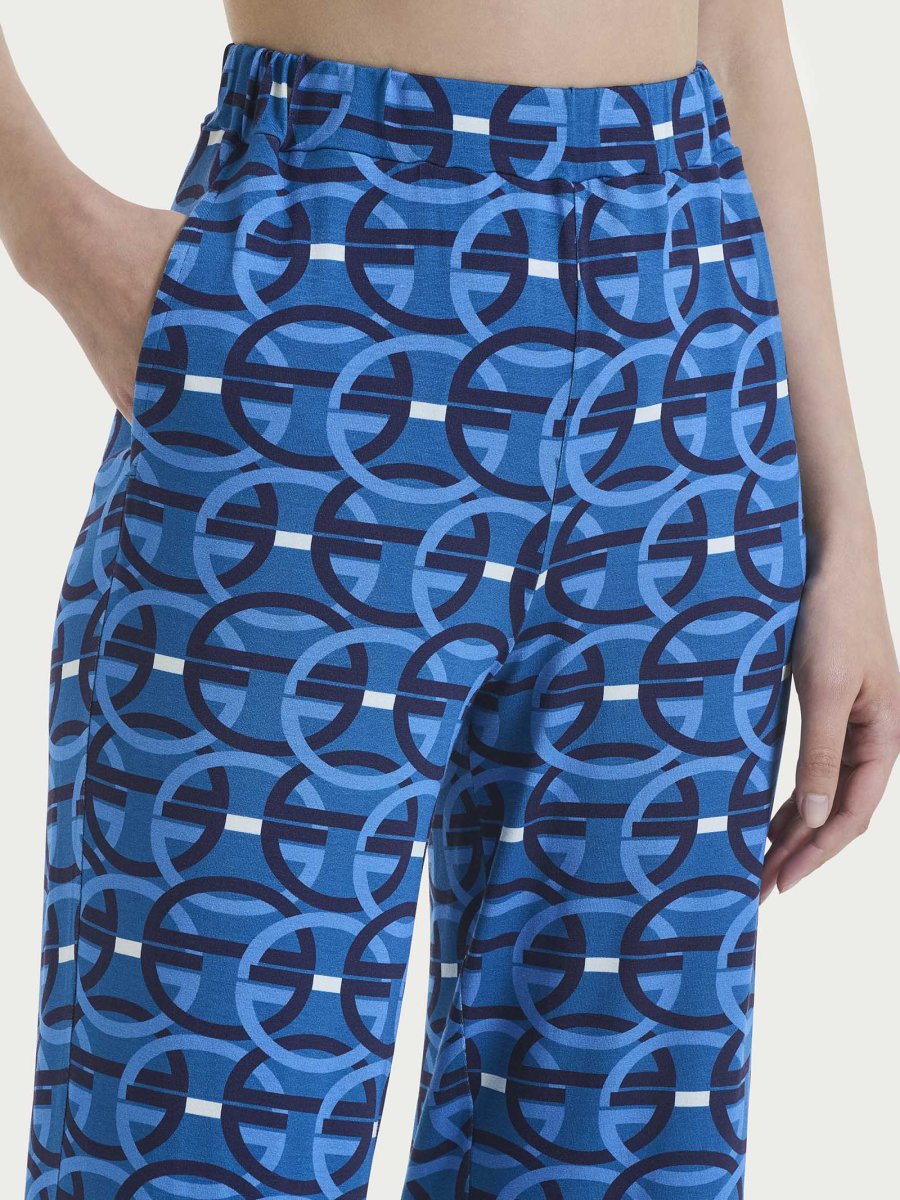 Pantalone ampio con geometric pattern in Viscosa Summer - Fant.Copiativo - immagine 4