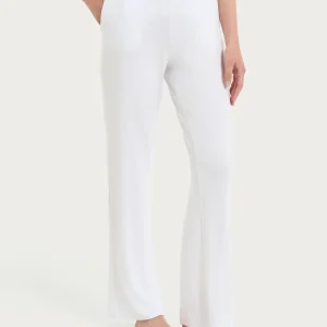 Pantalone ampio tinta unita in Viscosa Summer - Bianco