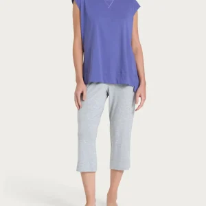 Pigiama tinta unita a pinocchietto in Jersey di cotone - Fant. Marlin