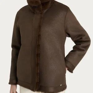 Giacca double-face in Vegan Fur - Fant. Chocolate Torte