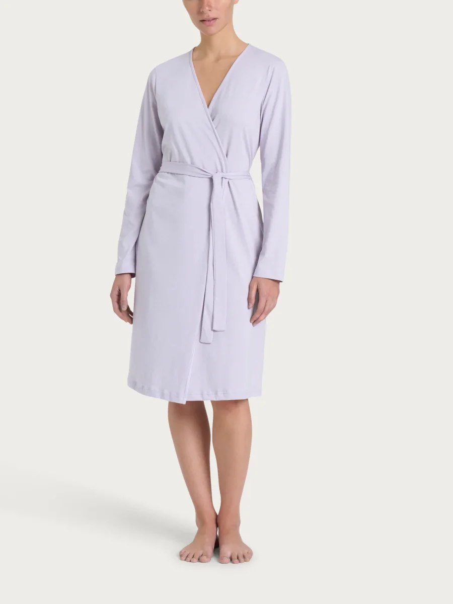 Vestaglia al ginocchio in Jersey di cotone - Thistle - immagine 2