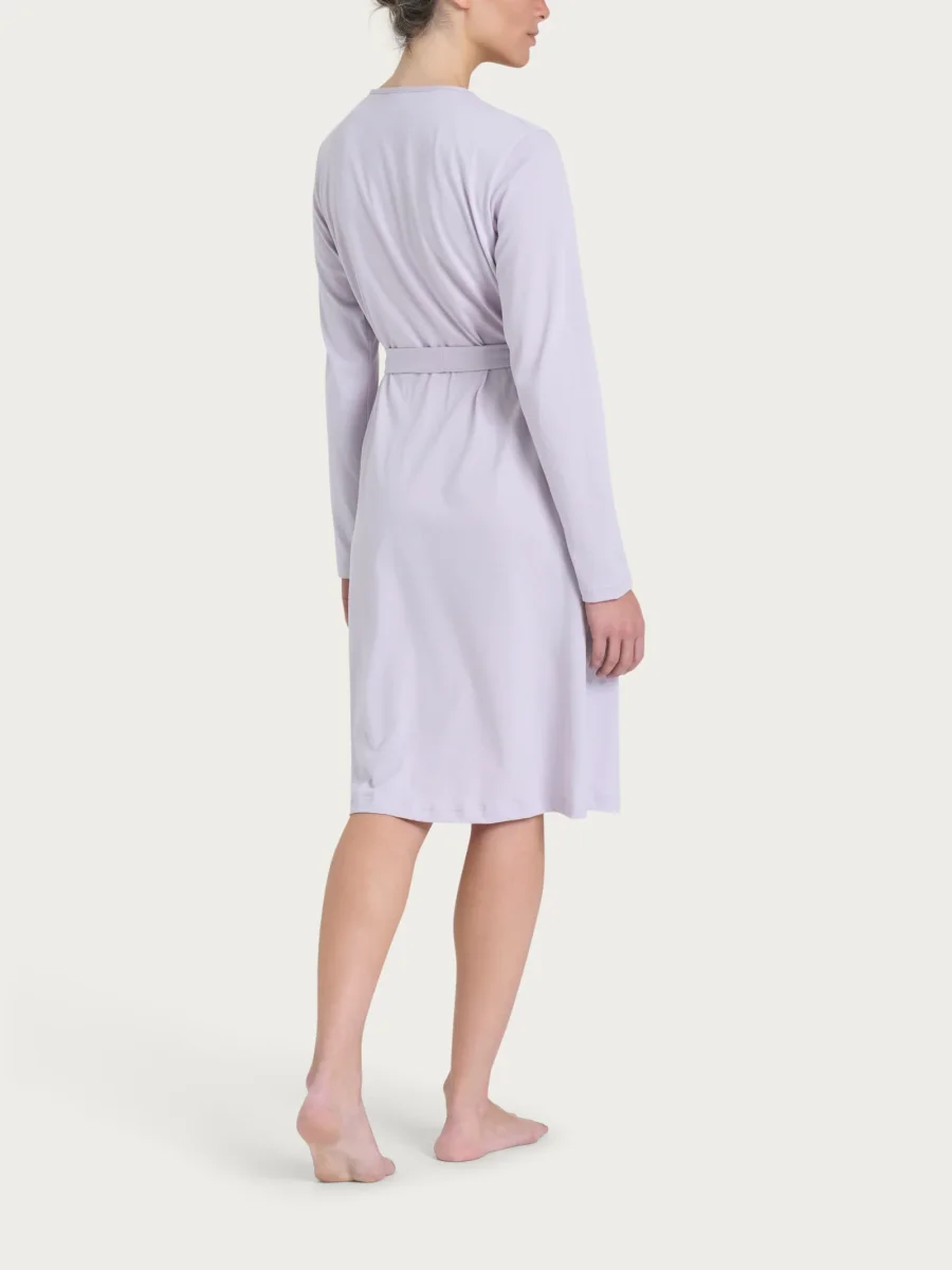 Vestaglia al ginocchio in Jersey di cotone - Thistle - immagine 3