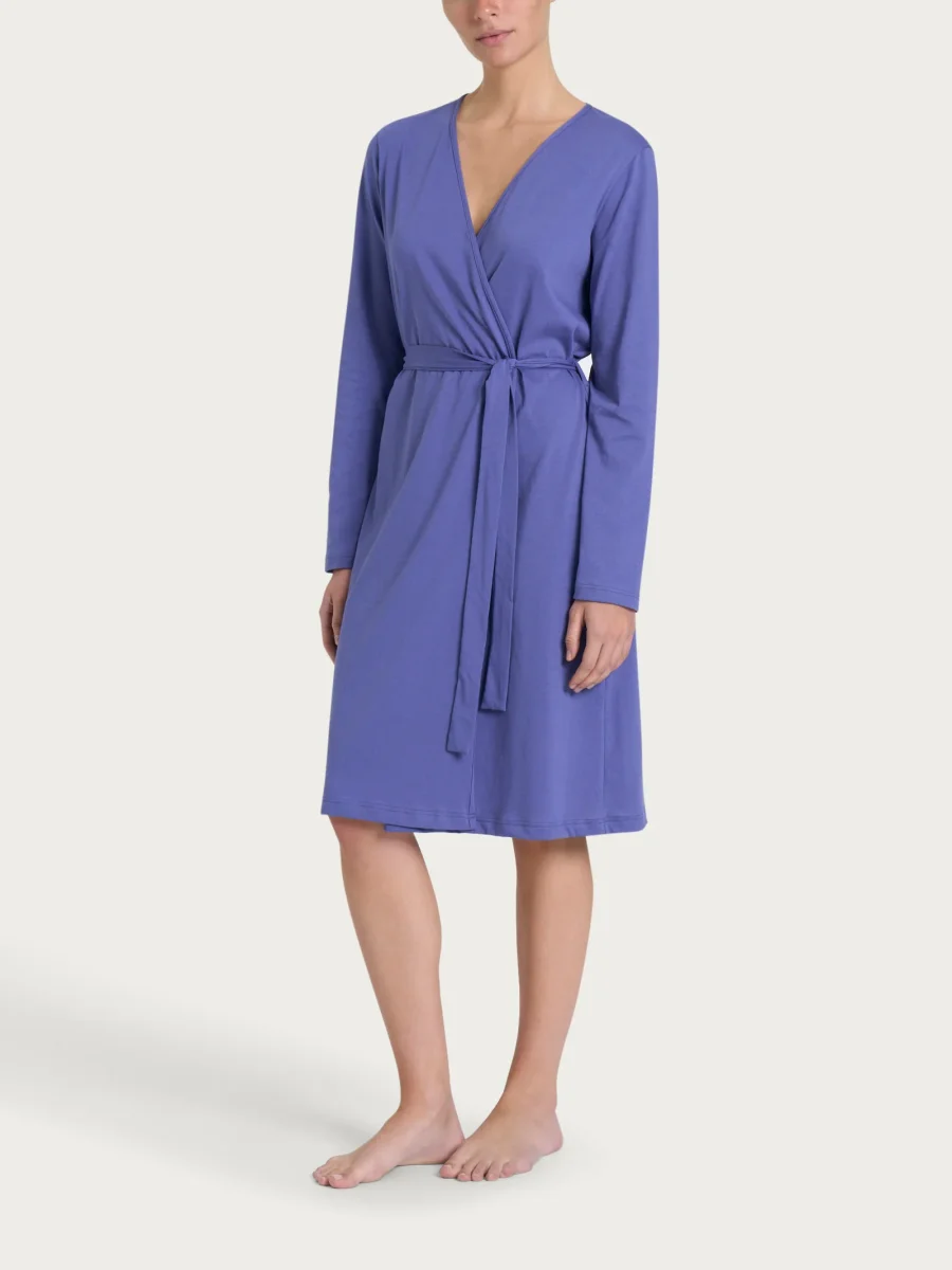 Vestaglia al ginocchio in Jersey di cotone - Marlin - immagine 2