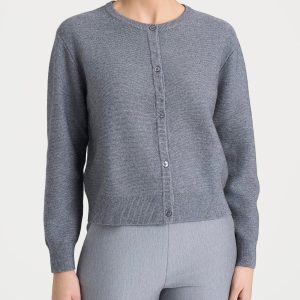 Cardigan corto Punto Links in Natural Soft - Ferro Mel.