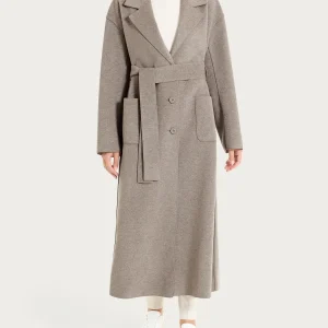Cappotto lungo in Vegan Wool - Glace' Mel.