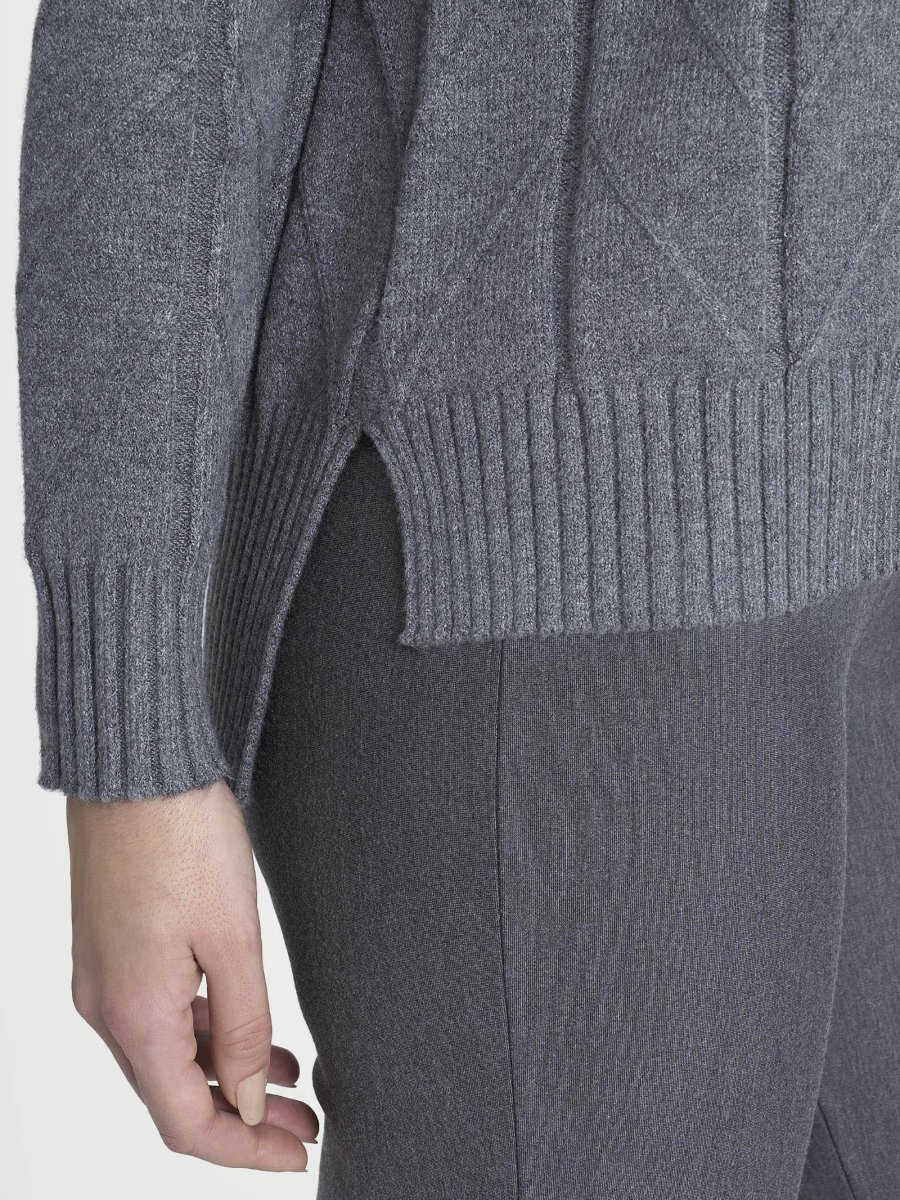 Cardigan aperto con punto spiga in Super Soft - Ferro Mel. - immagine 4