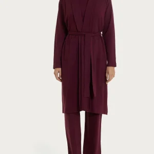 Vestaglia con cintura in Super Soft - Fig