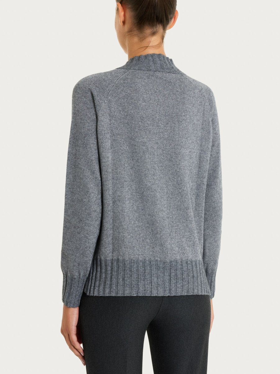 Cardigan corto in Natural Soft e Lurex - Ferro Mel. - immagine 3