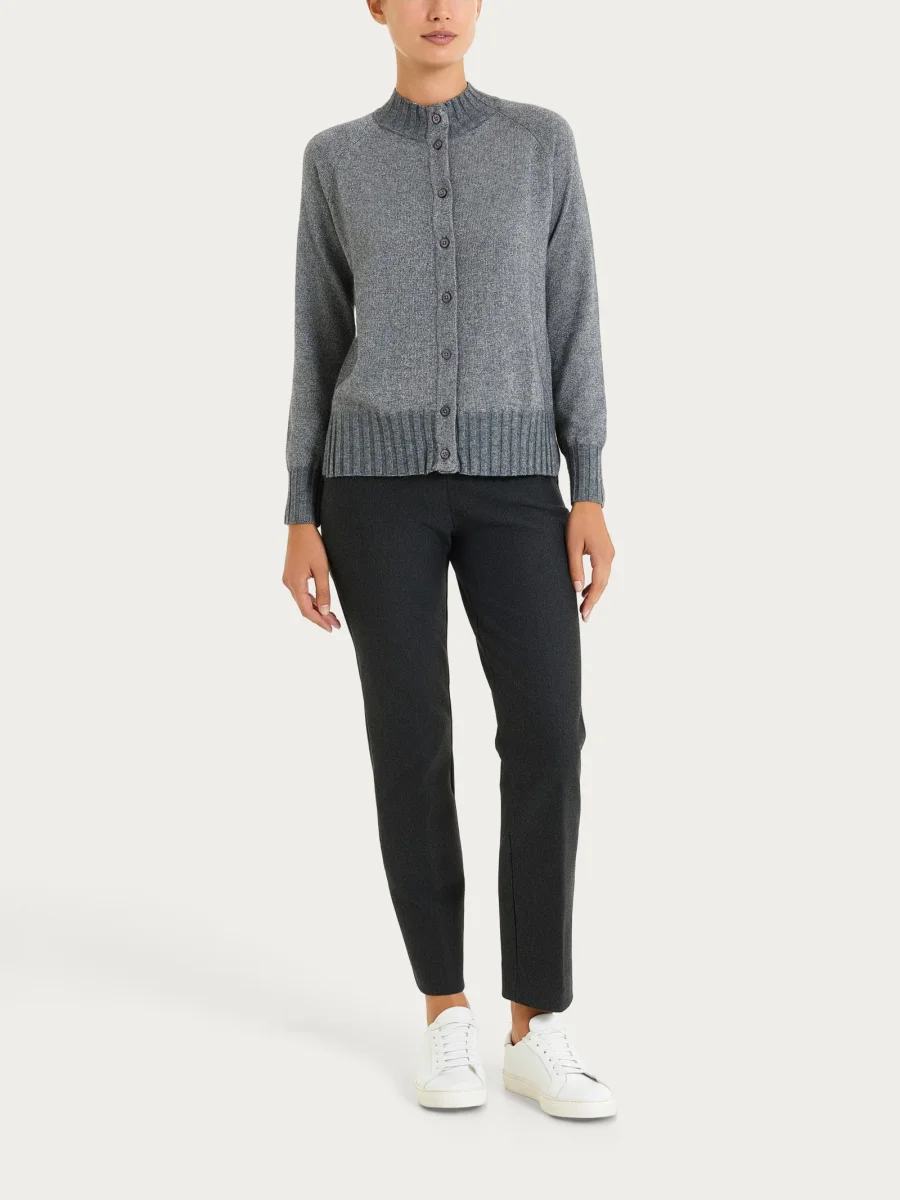 Cardigan corto in Natural Soft e Lurex - Ferro Mel. - immagine 5