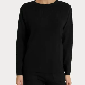Maglia girocollo in Super Soft - Nero