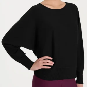 Maglia con manica pipistrello Four Seasons - Nero