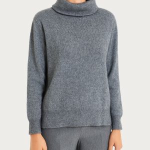 Maglia con collo a ciambella in Natural Soft - Ferro Mel.