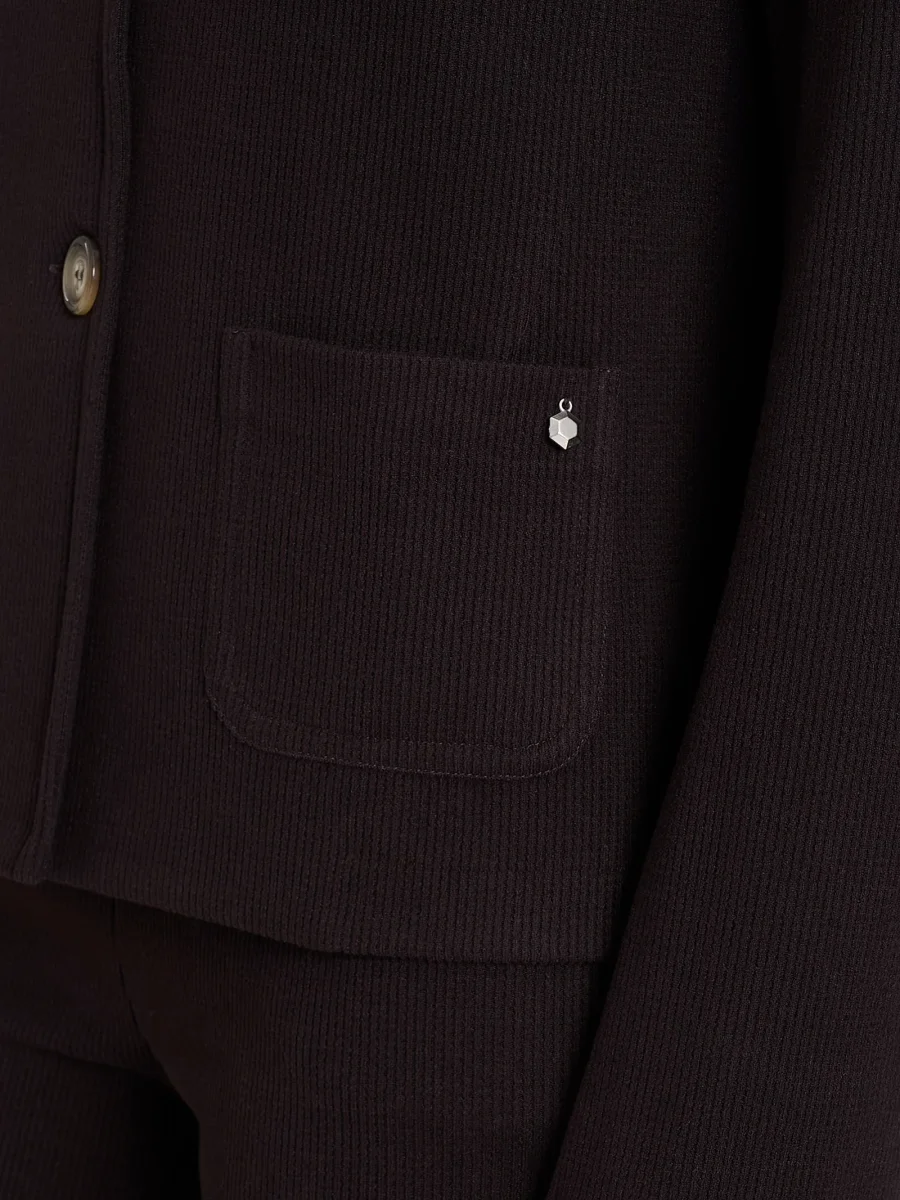 Blazer corto in Velvet - Chocolate Torte - immagine 4