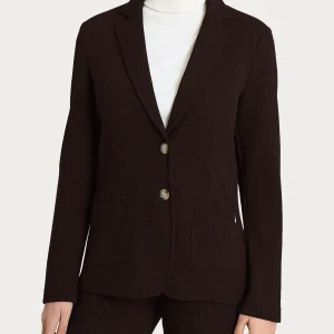 Blazer con due bottoni in Velvet - Chocolate Torte