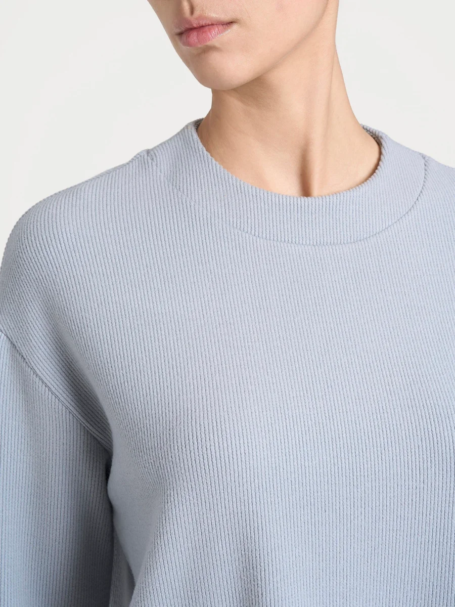 Felpa girocollo in Velvet - Ultimate Gray - immagine 5