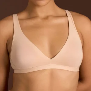 beYOUtiful YouUp - Reggiseno a vela in cotone elasticizzato - Smoke Gray