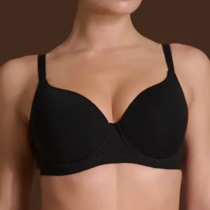 beYOUtiful YouUp - Reggiseno con ferretto in cotone elasticizzato  - Nero