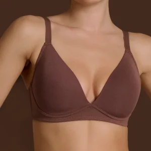 beYOUtiful YouUp - Reggiseno con imbottitura in cotone elasticizzato - Acorn