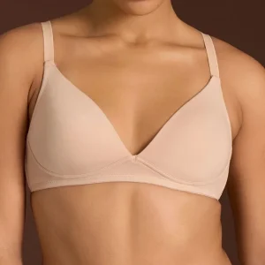 beYOUtiful YouUp - Reggiseno con imbottitura in cotone elasticizzato - Smoke Gray