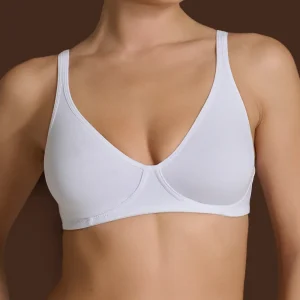beYOUtiful YouUp - Reggiseno senza ferretto in cotone elasticizzato - Bianco