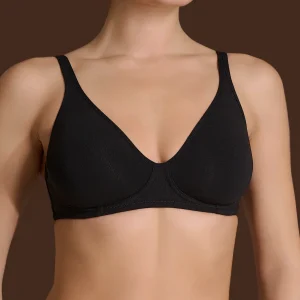 beYOUtiful YouUp - Reggiseno senza ferretto in cotone elasticizzato - Nero