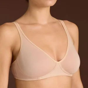 beYOUtiful YouUp - Reggiseno senza ferretto in cotone elasticizzato - Smoke Gray