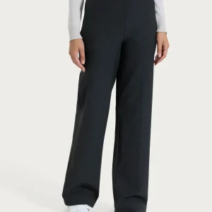 Pantalone ampio con tasche in Compact - Oscuro Mel.