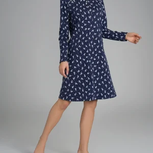 Camicia da notte con dettagli in Interlock di cotone 40-54 - Fant. Naval Academy Fiore