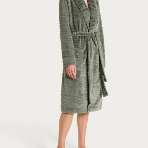 Vestaglia in Coral Fleece - Shadow