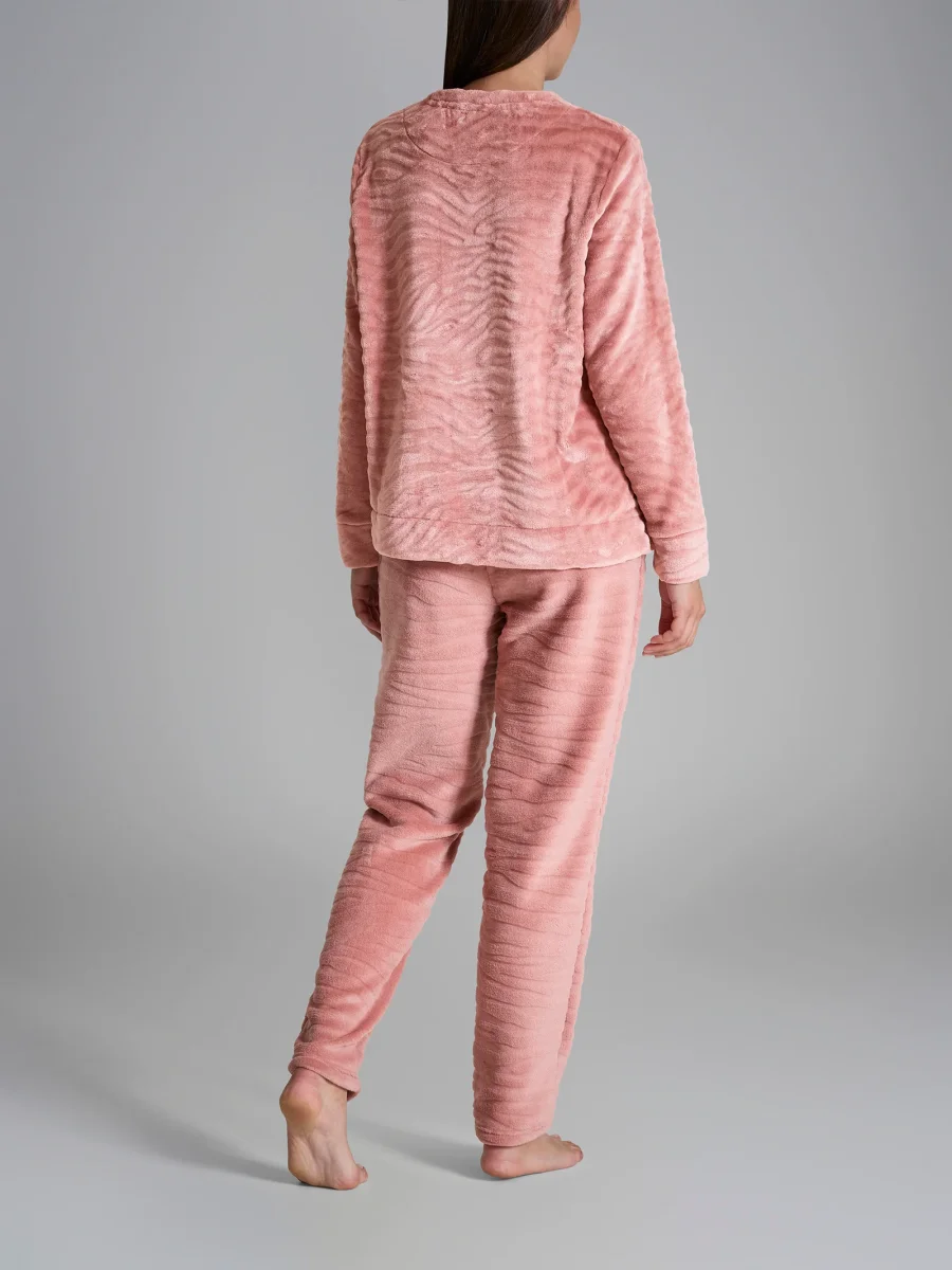 Tuta girocollo in Coral Fleece - Cork - immagine 3